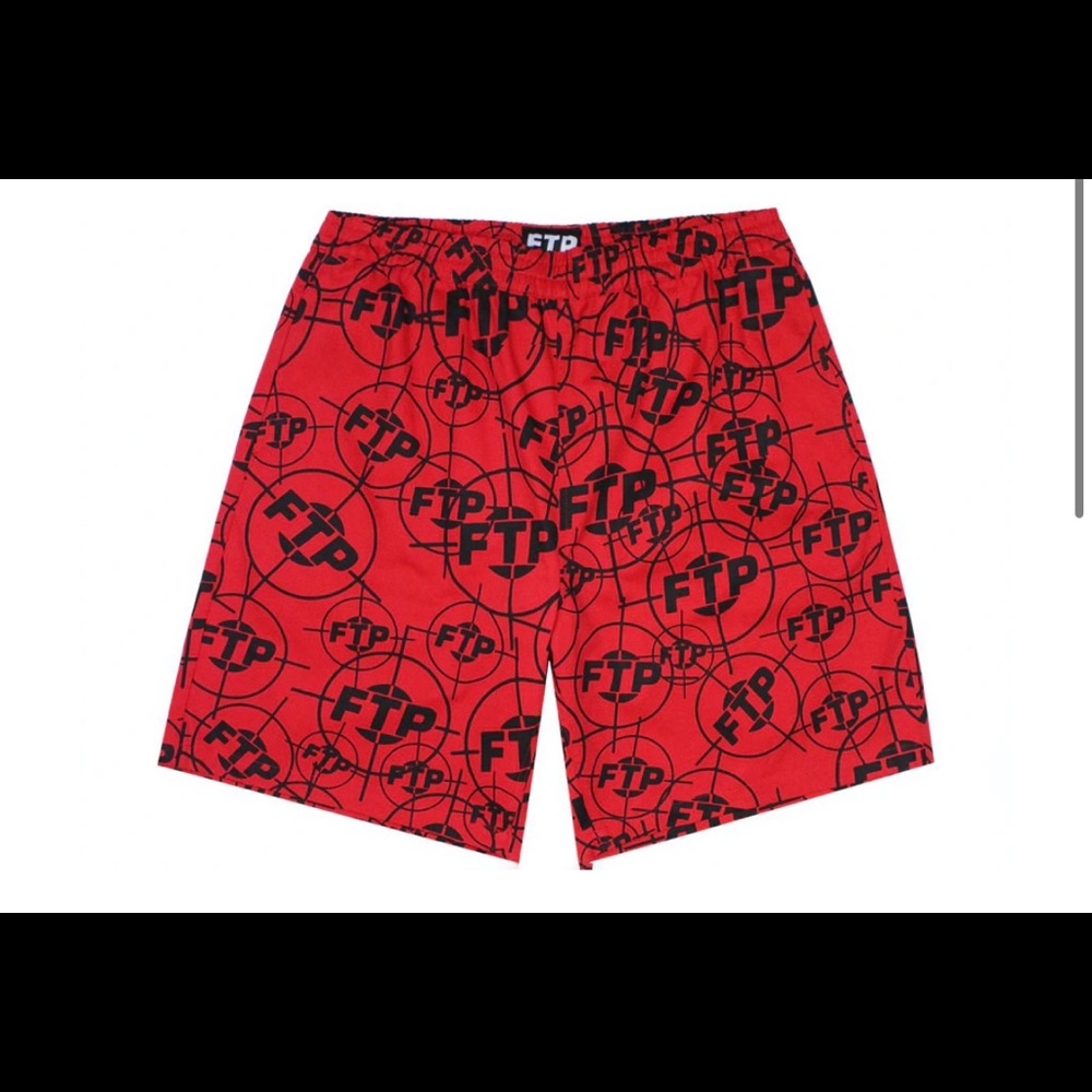 FTP red crosshairs shorts